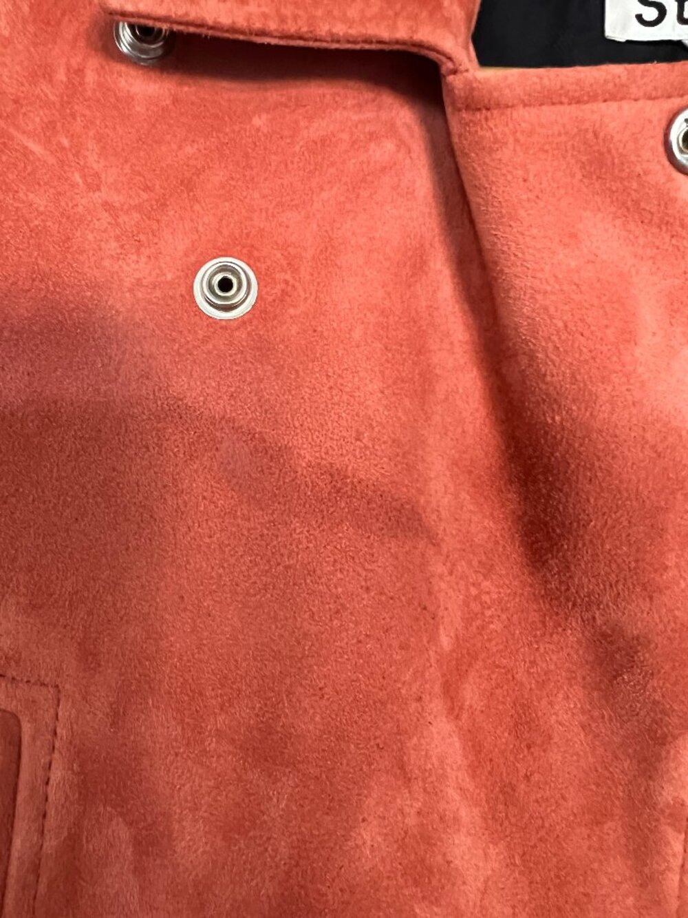 ACNE Studios Mock Moto Suede Leather Jacket (100% Goat Suede) - Picture 3 of 14